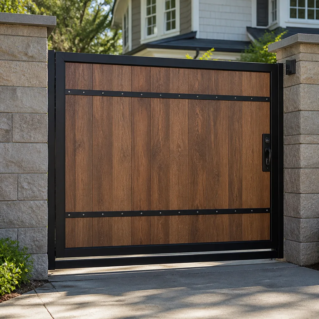 Wood & steel frame